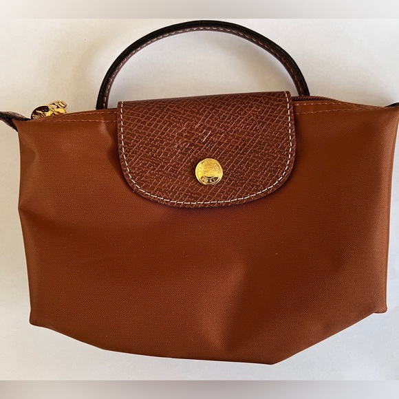 Longchamp Le Pliage Nylon Canvas Cosmetic Case (Mini Purse) Like New Used Once - Picture 2 of 10